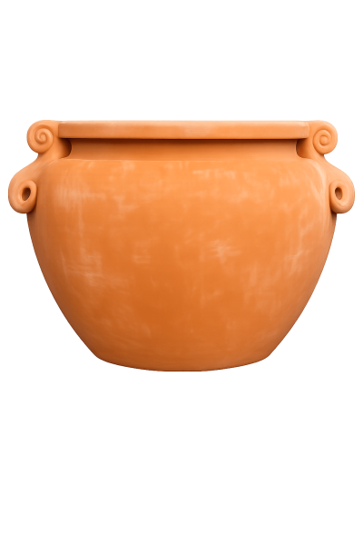 Große etruskische Vase - frostsicher